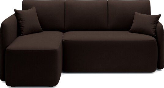 Hadson 3 seter Sofa med Sjeselong Brun