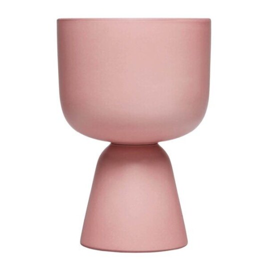 iittala Nappula blomsterpotte 23x15,5 cm matt rose iittala Nappula blomsterpotte 23x15,5 cm matt rose