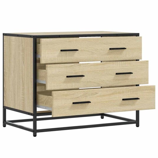 Kommode sonoma eik 70x41x56 cm konstruert tre 8721102841347