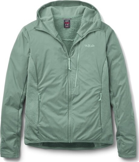 Rab Ascendor Summit Hoody Wmns Dark Fig Green M