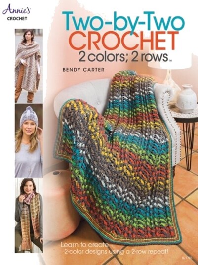 Two by Two Crochet: 2 colors; 2 rows