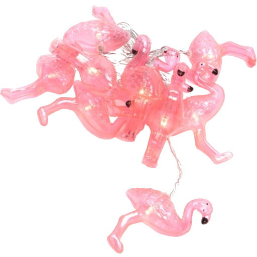 Konstsmide lyslenke batteri flamingo
