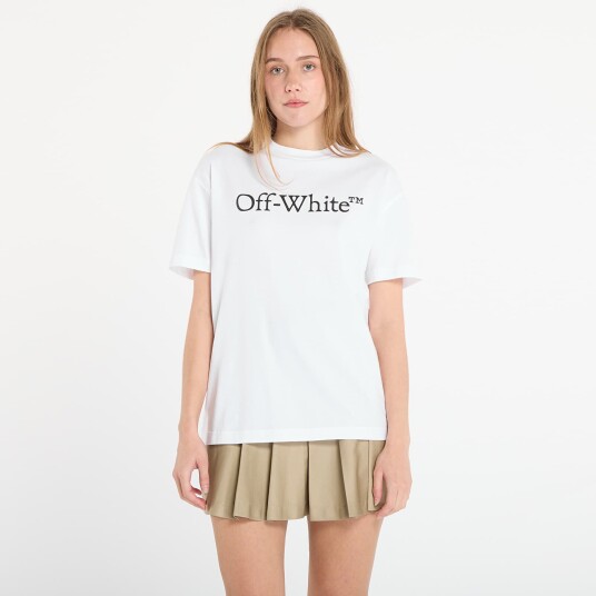 T skjorte Off White Big Logo Bookish Casual Tee White/ Black S