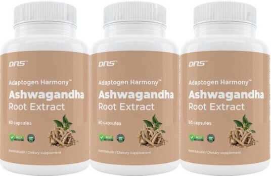 DNS 3-Pack Ashwagandha Extract - 3 X 60 Kapsler DNS 3-Pack Ashwagandha Extract - 3 X 60 Kapsler