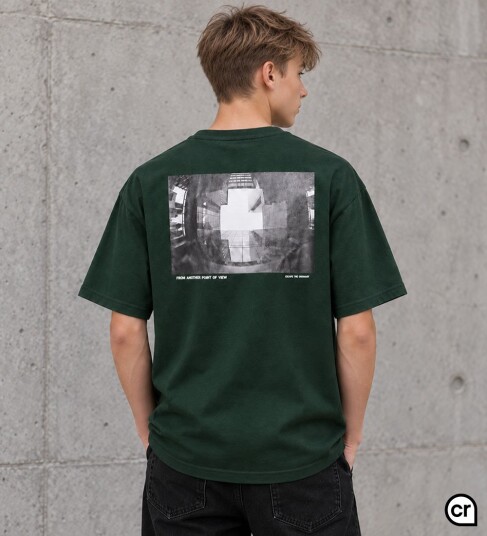 Hound T-skjorte - HdAnton - Dark Green m. Trykk - Hound - 16 år (176) - T-skjorte Armygrønn Grønn