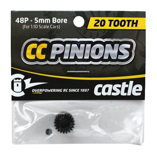 Castle Creations CC Pinion 20T 48P 5mm Castle Creations CC Pinion 20T 48P 5mm
