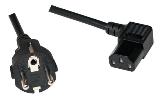 LogiLink Netzkabel CEE7/7 Stecker F-FEEDS