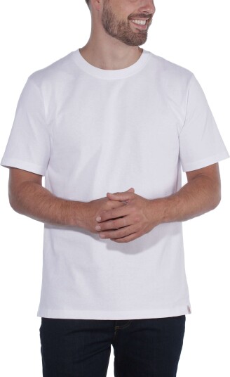 Carhartt Men's Relaxed Fit Heavyweight Short Sleeve T-shirt White L