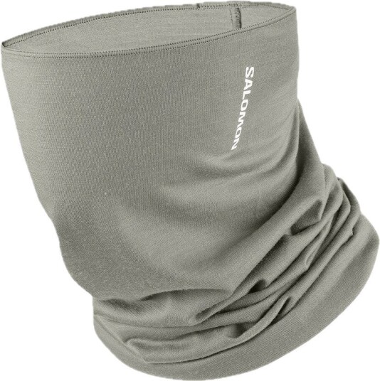Salomon Merino Neck Gaiter U Castor Gray/ One Size Salomon Merino Neck Gaiter U Castor Gray/ One Size
