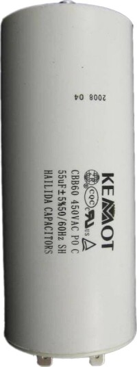 Rebel Kemot Motorstartkondensator 55Uf 450V