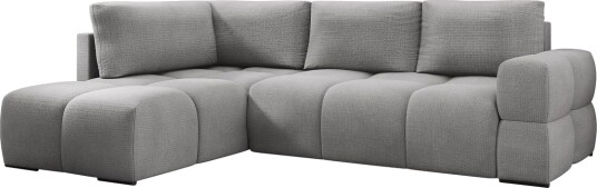 Hardam Sovesofa med Sjeselong 3 seter i Chenille Grå