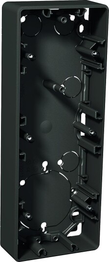 Schneider Electric Exxact Forhøyningsramme Antrasitt, 35 mm 3 Rom, Strømbrytere & Vegguttak