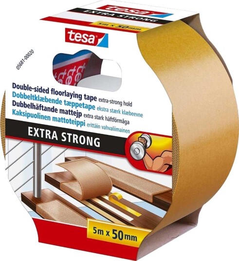 Tesa Teppetape Ekstra Sterk 50mmx5m