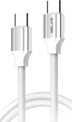 Beline Kabel 65W Usb-C Til Usb-C 1 M Hvit Blncwc03