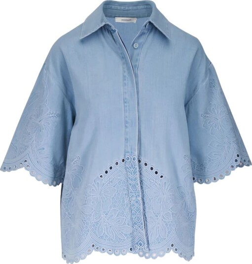 Zimmermann Dame Bluser & Skjorter Blå M,