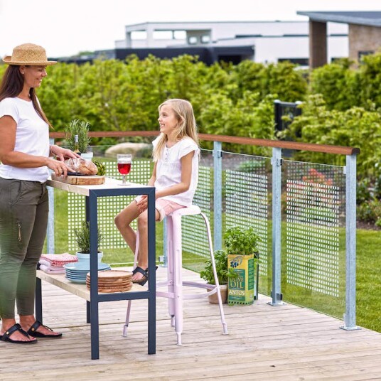 Håndløper PLUS Rett 199 cm Maghony