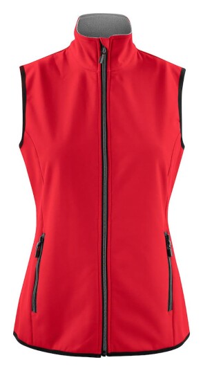 Printer Trial Vest Lady Softshellvest Rød Rød Klær