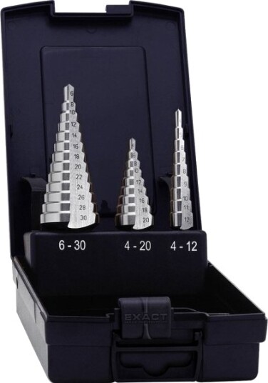Exact 05332 Hss Trinnbor-Sett 3 Deler, 3-Falsk Skaft, 1 Sett