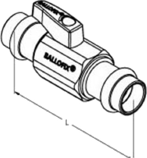 Broen Ballofix 15 Mm.Pres Pres   M.Håndtag