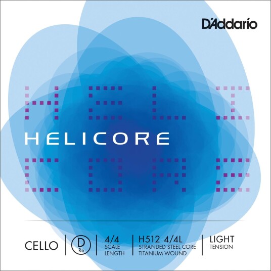 D'Addario H512 4/4l Cello String Helicore D-Titanium 29.0