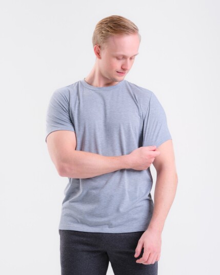 LEVITY Sports Functional Tee M Light Grey Marl - XXL