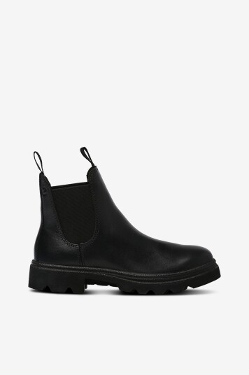 Ecco Chelseaboots Grainer W Svart