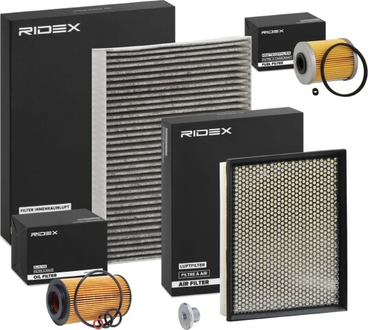 Filtersett RIDEX 4055F0766