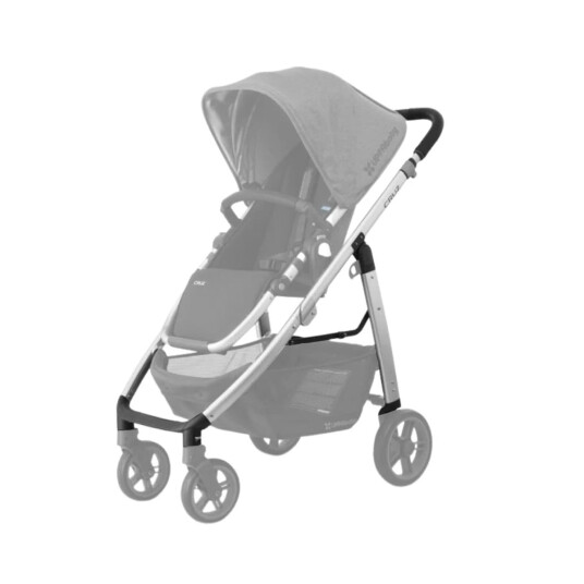 Uppababy Reservdelschassi Cruz Silver/Svart Läder 2018