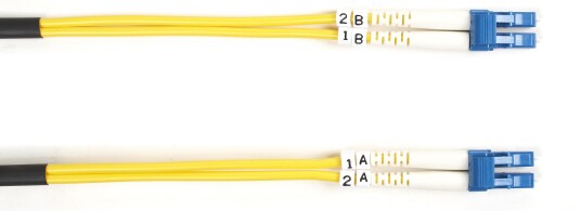 BLACK BOX FO Patch Cable Single-Mode - LC-LC Duplex 2m Factory Sealed