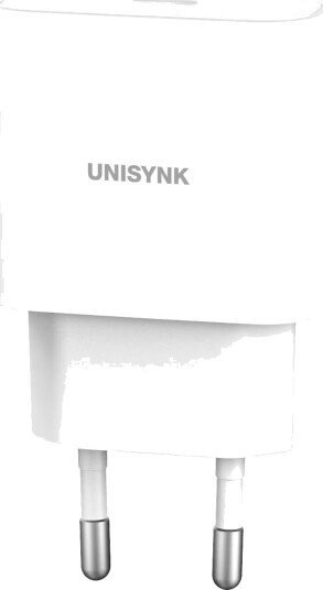 Unisynk 20W USB-C Wall Charger Hvit Hurtiglading