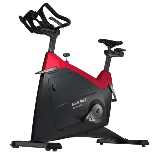 Body Bike Smart+ i rød treningssykkel av høy kvalitet. Spinningssykkel for både profesjonell og hjemmebruk Body Bike Smart+ i rød treningssykkel av høy kvalitet. Spinningssykkel for både profesjonell og hjemmebruk