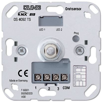 Jung Ds4092ts, Rotasjon, Metallisk, Innebygget