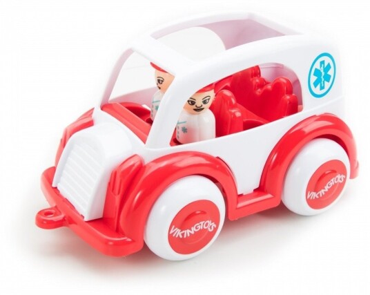 Viking Toys Jumbo Ambulanse Med Figurer