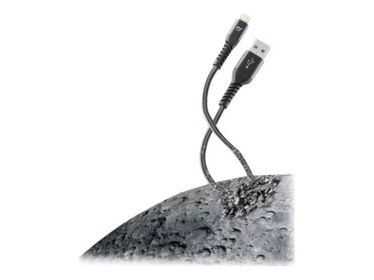 CellularLine Tetra Force ladekabel USB-A til USB-C 1,2m - Svart