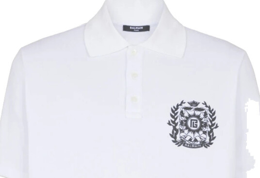 Balmain Herre Topper Hvit L,