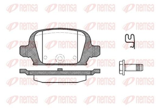 Bremseklosser REMSA 0835.02 Bremseklosser REMSA 0835.02