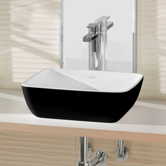 VILLEROY & BOCH ARTIS SERVANT 41X41 COAL BLACK VILLEROY & BOCH ARTIS SERVANT 41X41 COAL BLACK