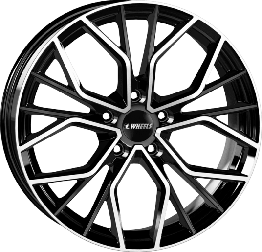 IT WHEELS TIARA Black Polished 8.5Jx20 5/112 ET30 B66.5