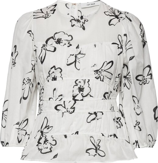 IVY OAK | Gathered Blouse | 34