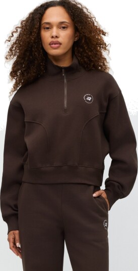 Röhnisch Base Sweat Half Zip Brown S