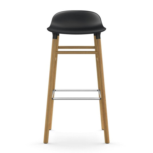 Normann Copenhagen Form Barstol 75 cm Sort/Eik Normann Copenhagen Form Barstol 75 cm Sort/Eik