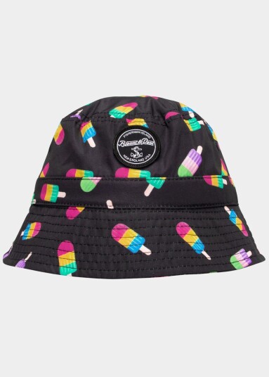 Hawaii Bucket Hat Black Ice Cream L/Xl Capser Hawaii Bucket Hat Black Ice Cream L/Xl Capser