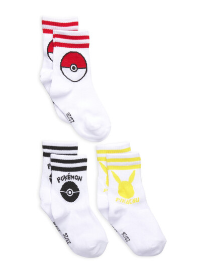 Pókemon Socks White 31/34 Pókemon Socks White 31/34
