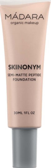 Mádara Skinonym Semi-Matte Peptide Foundation - 30 ml Rose Ivory Vegansk Økologisk