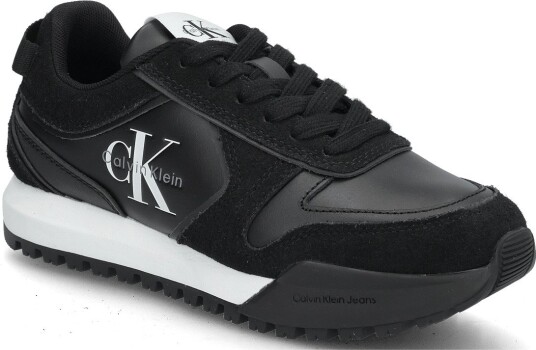 Calvin Klein Toothy Runner Laceup Mix BLACK BRIGHT WHITE 41 x 41 Calvin Klein Toothy Runner Laceup Mix BLACK BRIGHT WHITE 41 x 41
