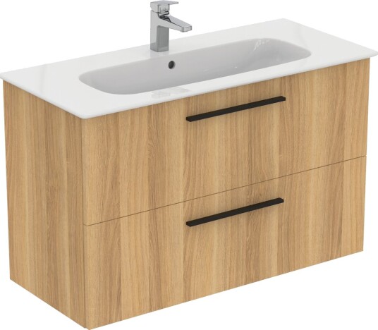 IDEAL STANDARD I.LIFE A BADEROMSMØBEL 1040X460 NATURAL OAK M/SORT HÅNDTAK IDEAL STANDARD I.LIFE A BADEROMSMØBEL 1040X460 NATURAL OAK M/SORT HÅNDTAK