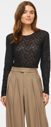 Vila Vifay O Neck L/S Top Noos Black XXL