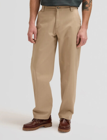 Lee Jeans Loose Workwear Chino   Beige   30 x 32