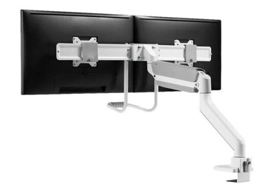 Neomounts by NewStar Neomounts DS75-450WH2 mounting kit - full-motion - for 2 LCD displays - white