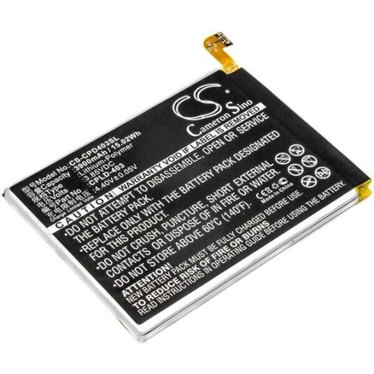 Coolpad Cool 1 batteri (3900 mAh 3.85 V, Sort)